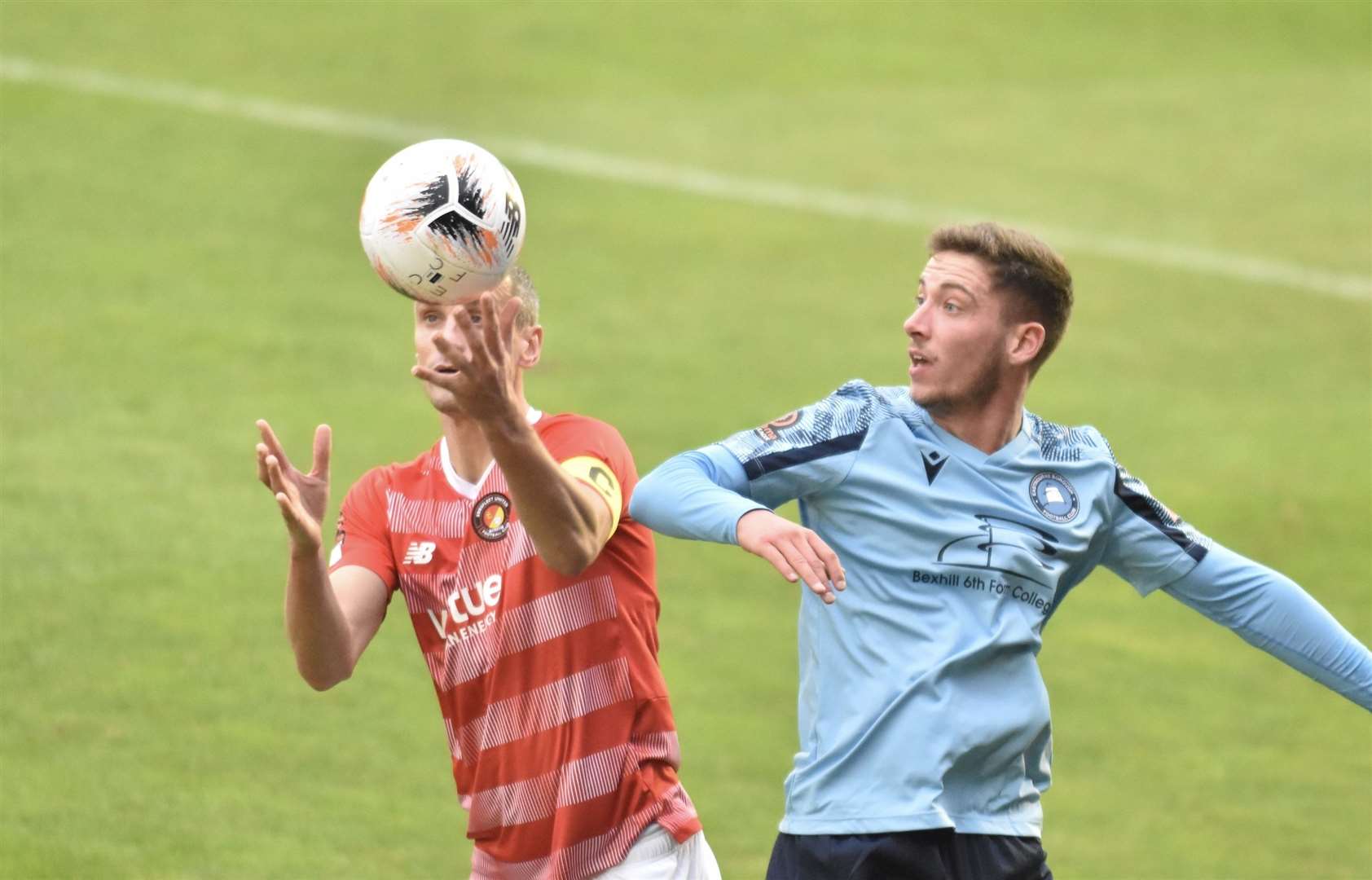 Haydn Hollis in action for Ebbsfleet against Eastbourne. Picture: Ed Miller/EUFC (60770746)