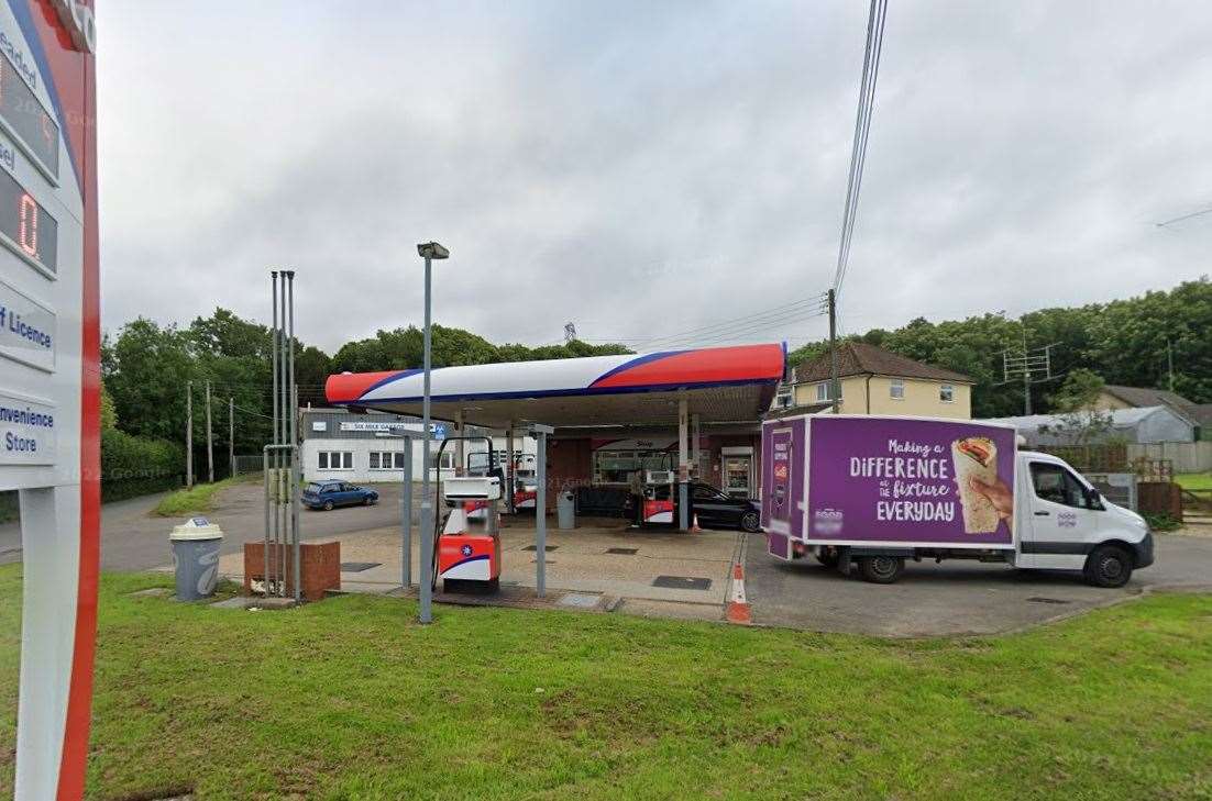 The Six Mile Garage petrol station will remain, while land behind it is proposed to be developed. Picture: Google