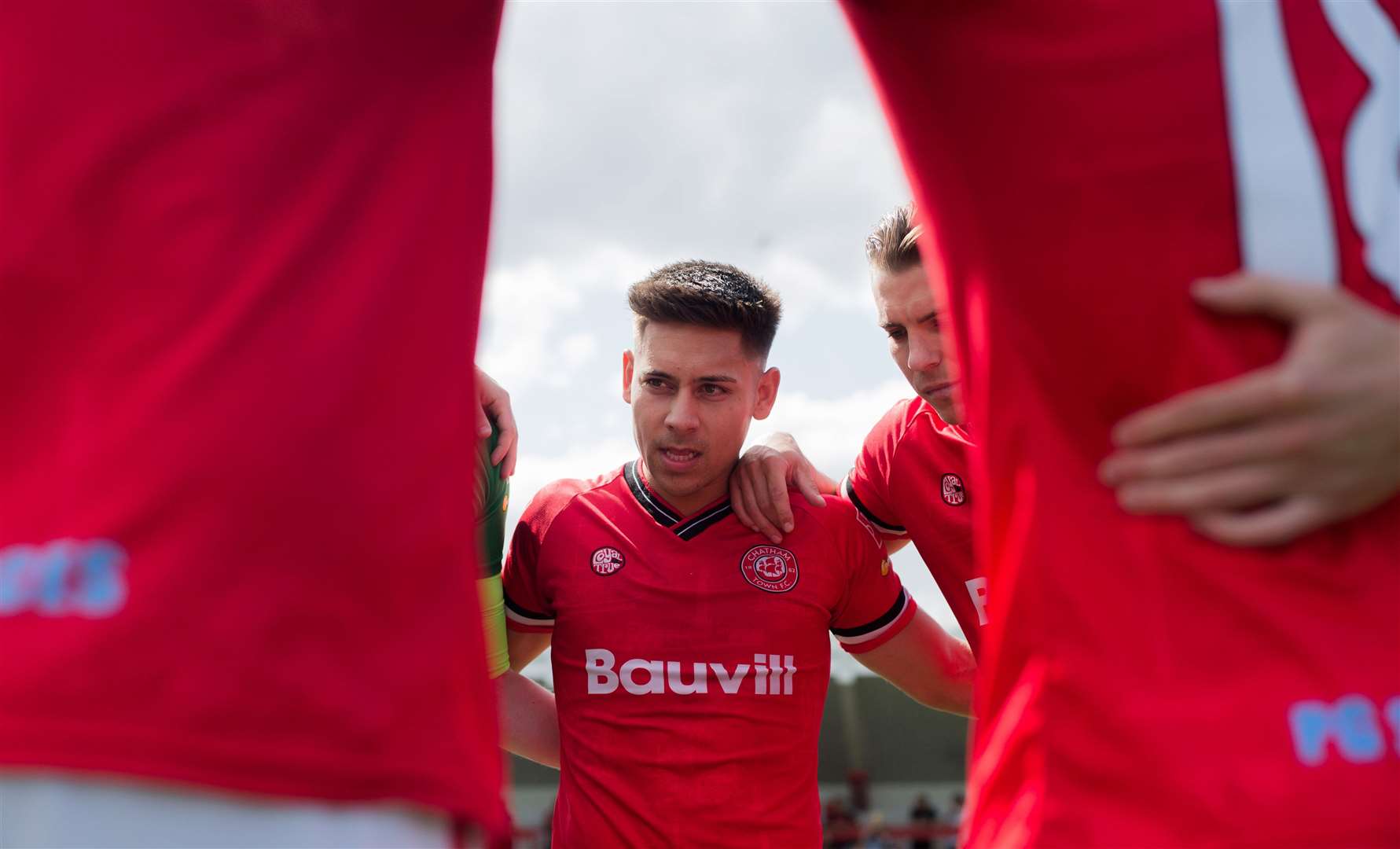 Chatham Town’s men’s team will be at the Bauvill Stadium before their friendly at Herne Bay Picture: @shotbytxm / Chatham Town FC