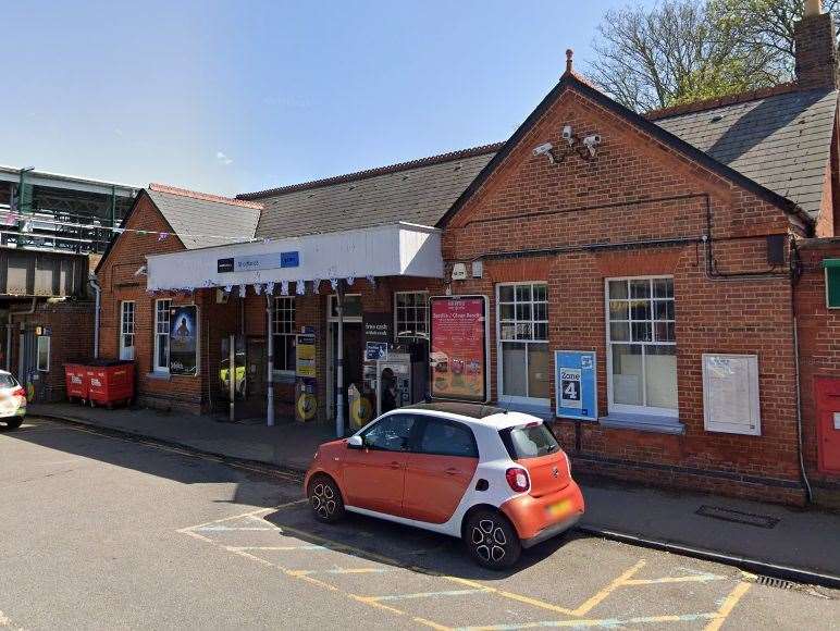 The body was found on the tracks near Shortland station in Bromley ahs been confirmed to be a 16-year-old boy. Picture: Google Street View