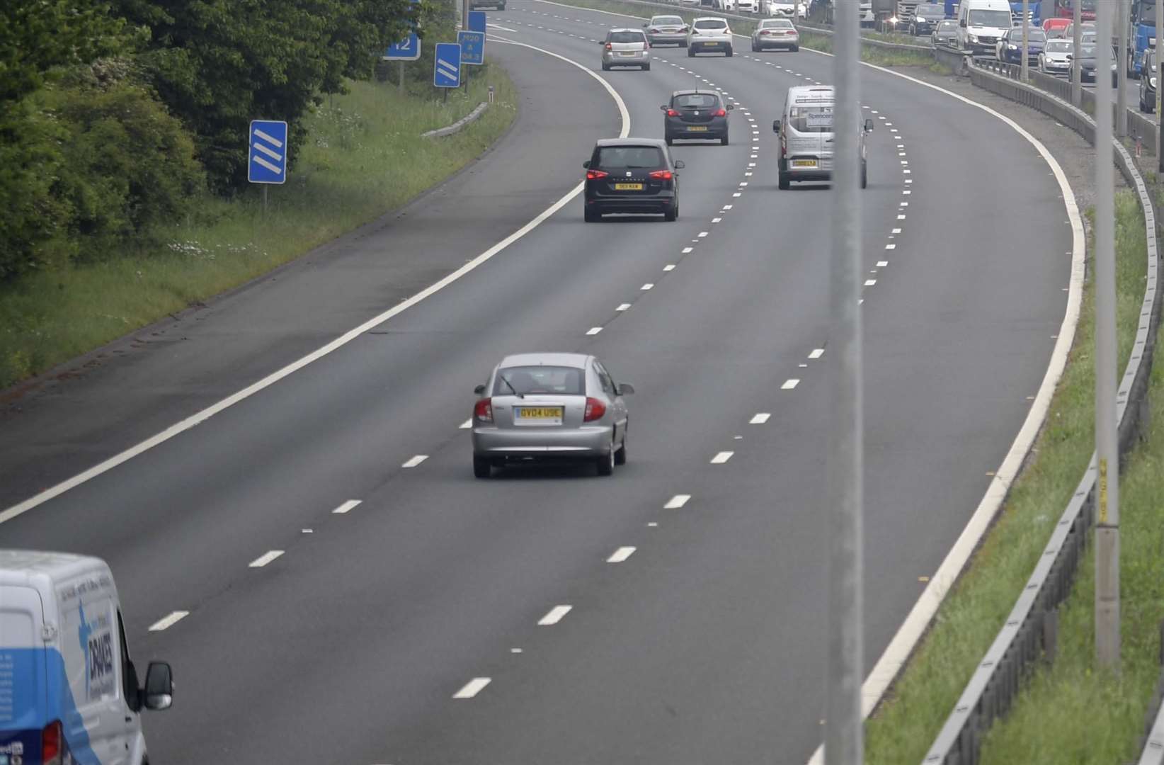 Parnica was clocked on the M20 doing 110mph. Stock picture