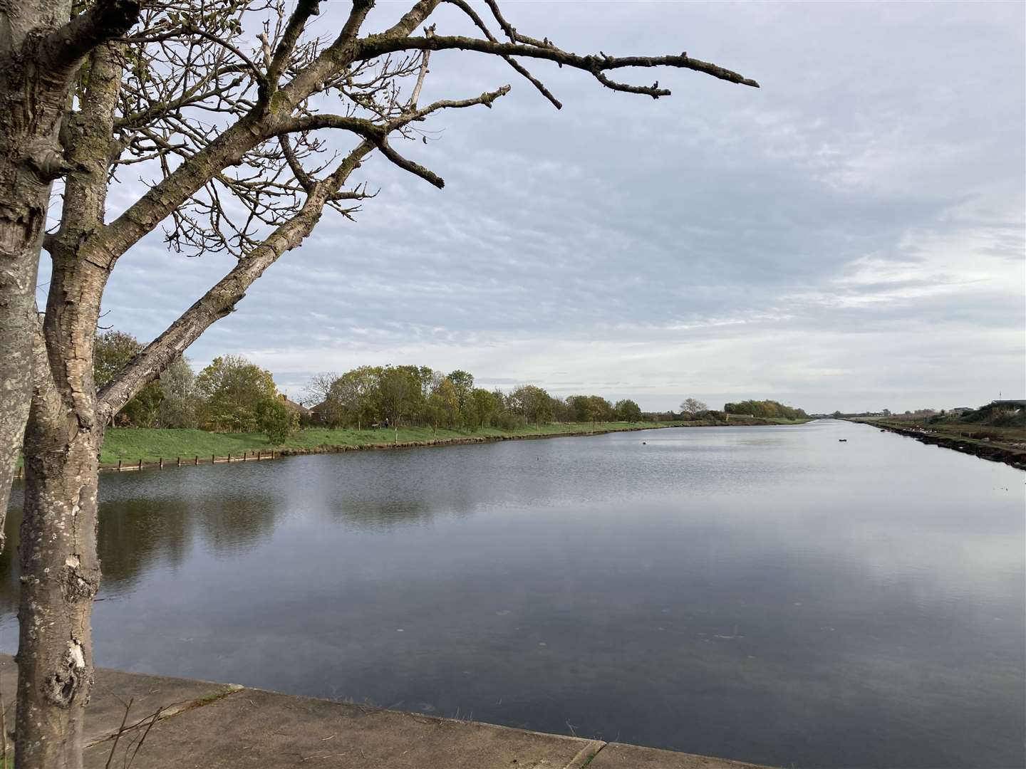 The Queenborough Lines ancient monument also known locally as Sheerness canal