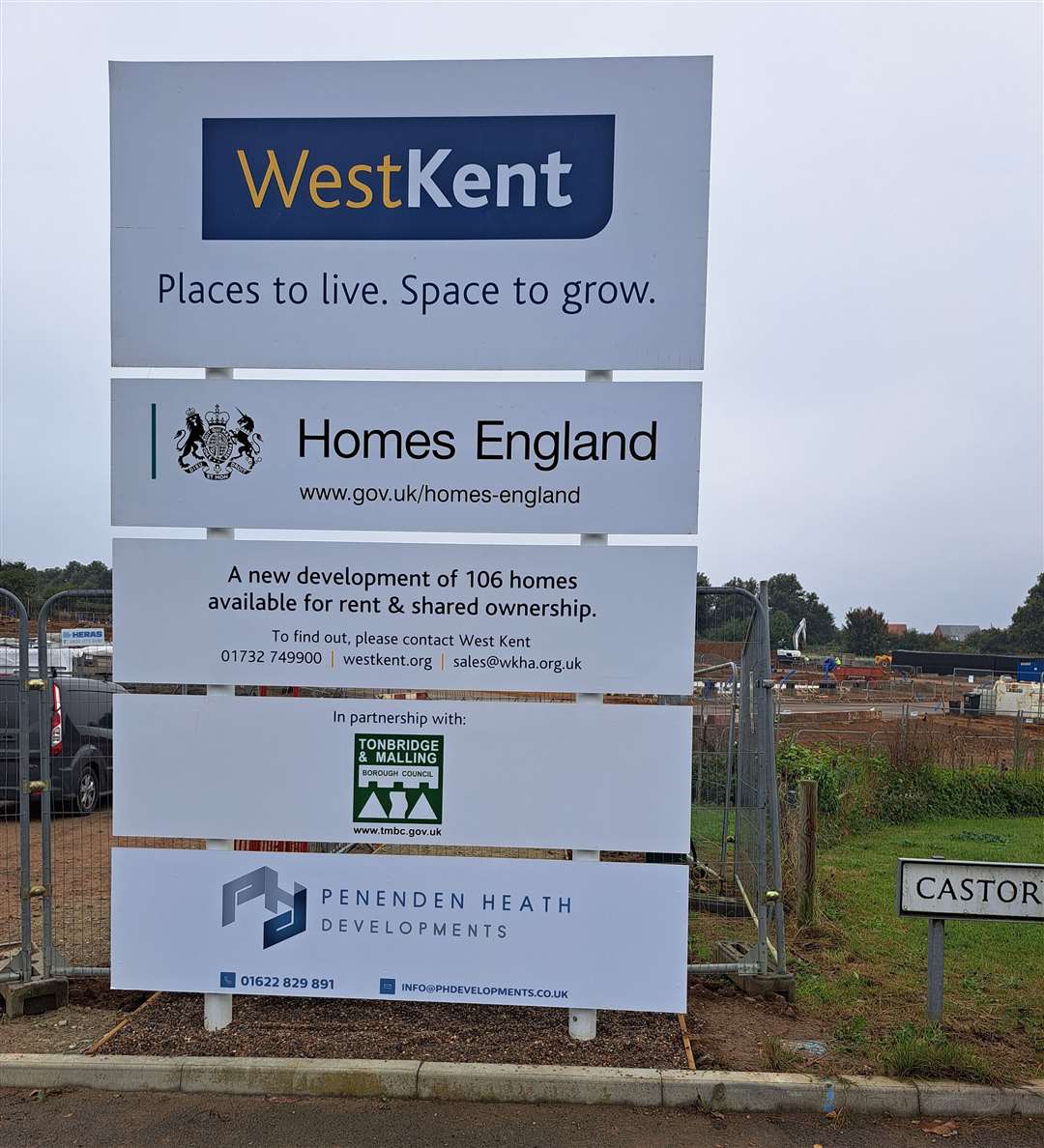 The West Kent Housing Group development at Castor Park