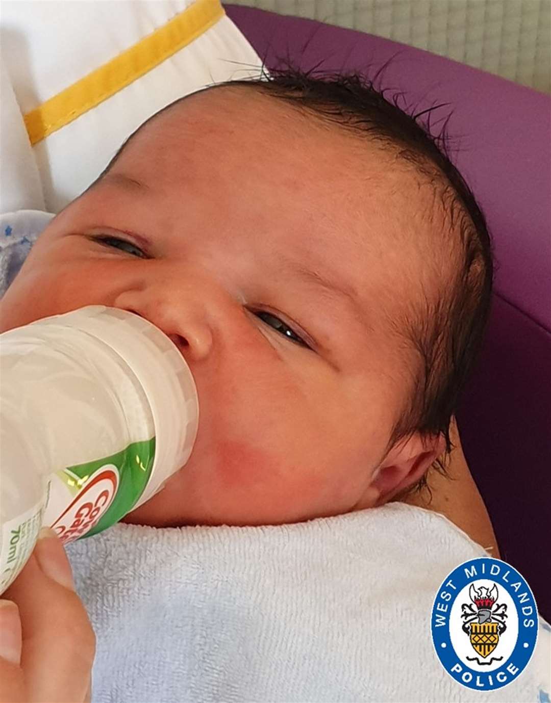 Baby George is said to be ‘feeding well’, said police (West Midlands Police/PA)