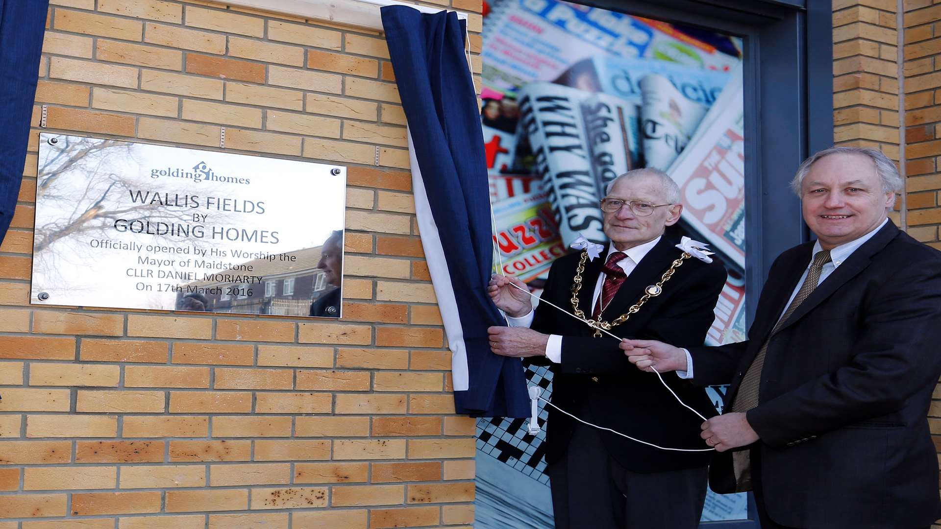 Daniel Moriarty, Mayor of Maidstone, opened phases 1 and 2