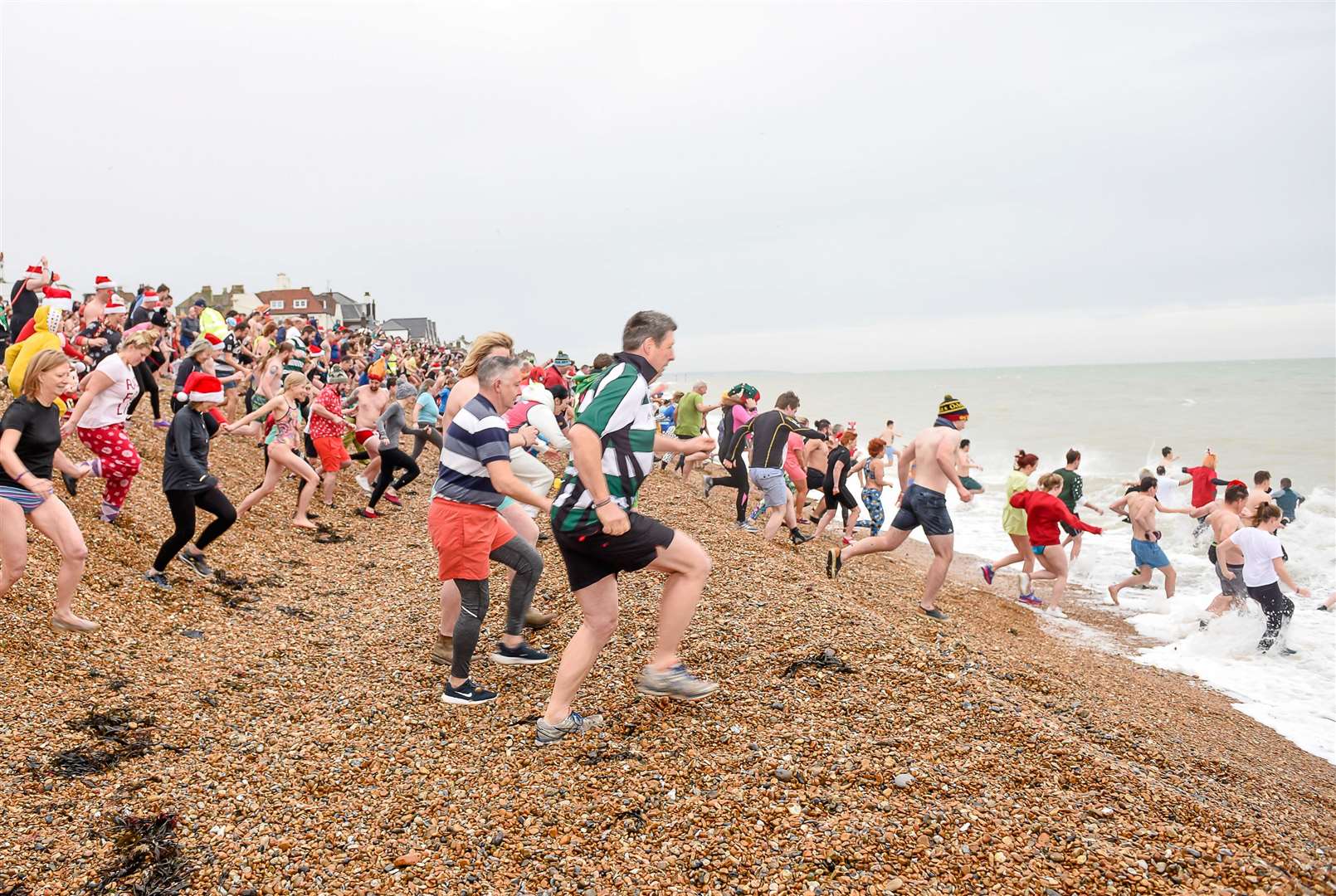 The Deal Boxing Day Dip on a previous year. Picture: Alan Langley