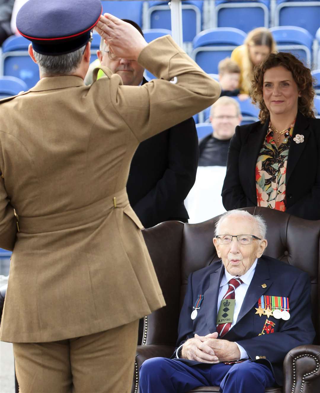 Sir Tom was made honorary colonel of the the Army Foundation College earlier this year (Danny Lawson/PA)