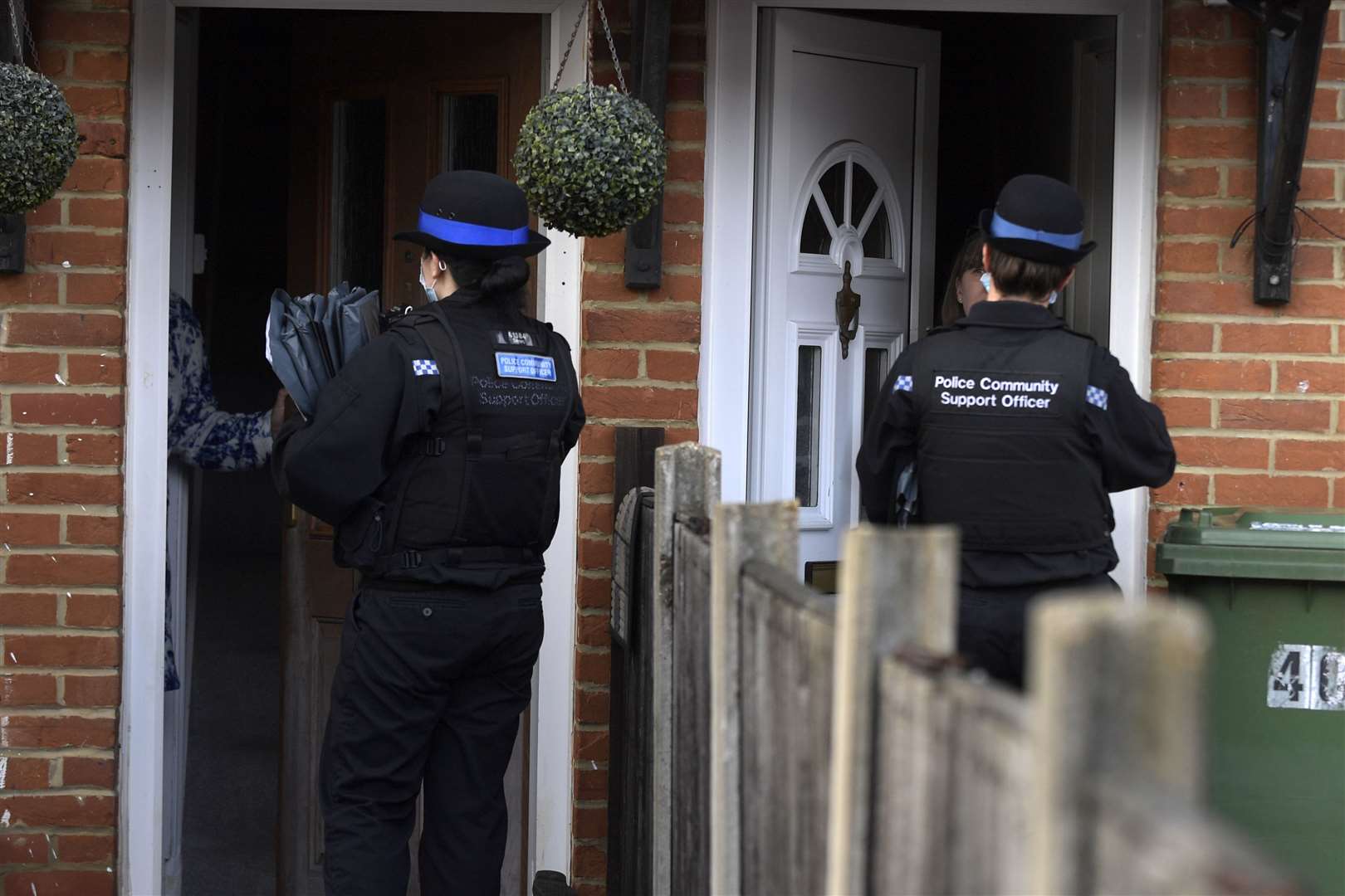 Coronavirus testers going door-to-door in Mangravet Avenue, Maidstone