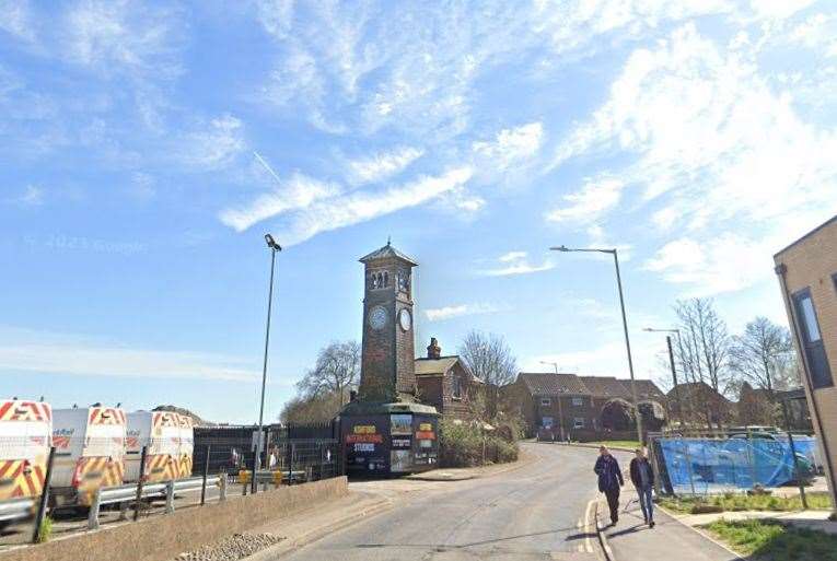 The crash happened in Newtown Road, Ashford. Picture: Google Maps