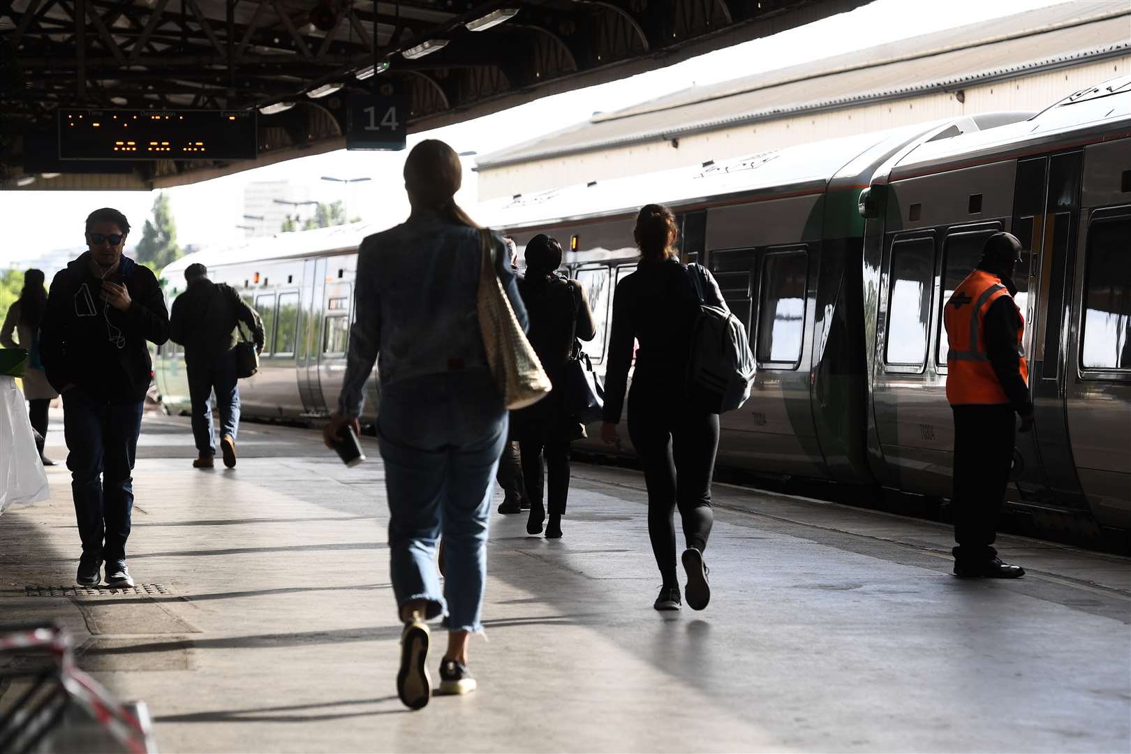 Many commuters fear passengers will not be able to stick to social distancing guidelines on public transport (Kirsty O’Connor/PA)