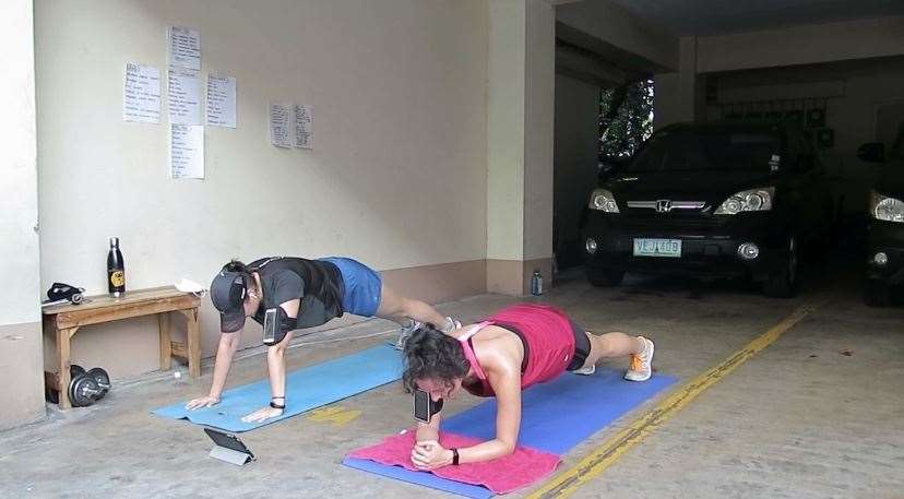 Fundraisers can also do other forms of exercise to contribute to the total (Balik Bayani/PA)