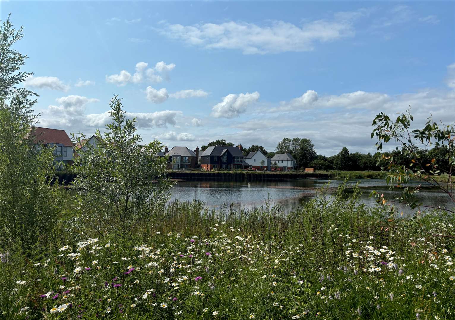 The first phase of the Conningbrook Lakes development, featuring 300 homes, is on the verge of completion