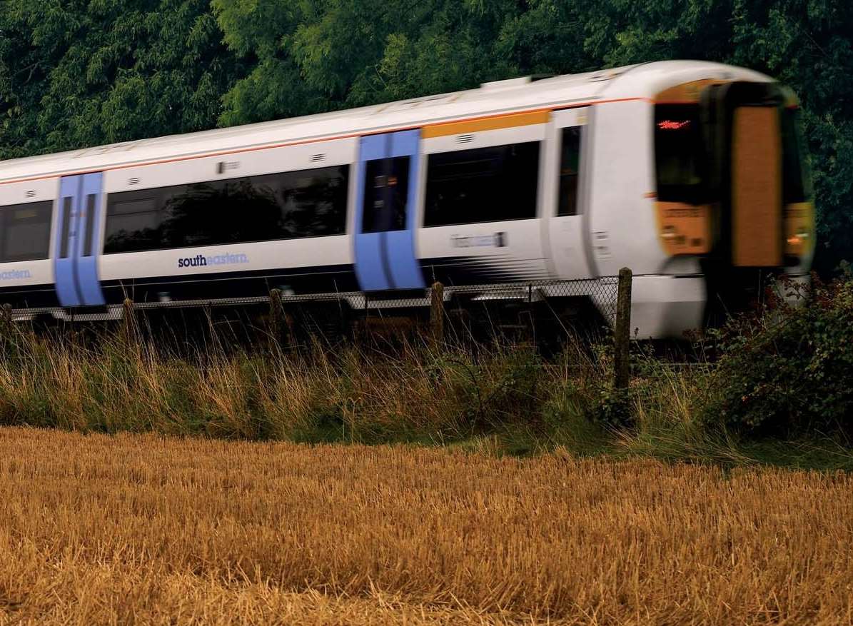 Southeastern trains. Stock image.