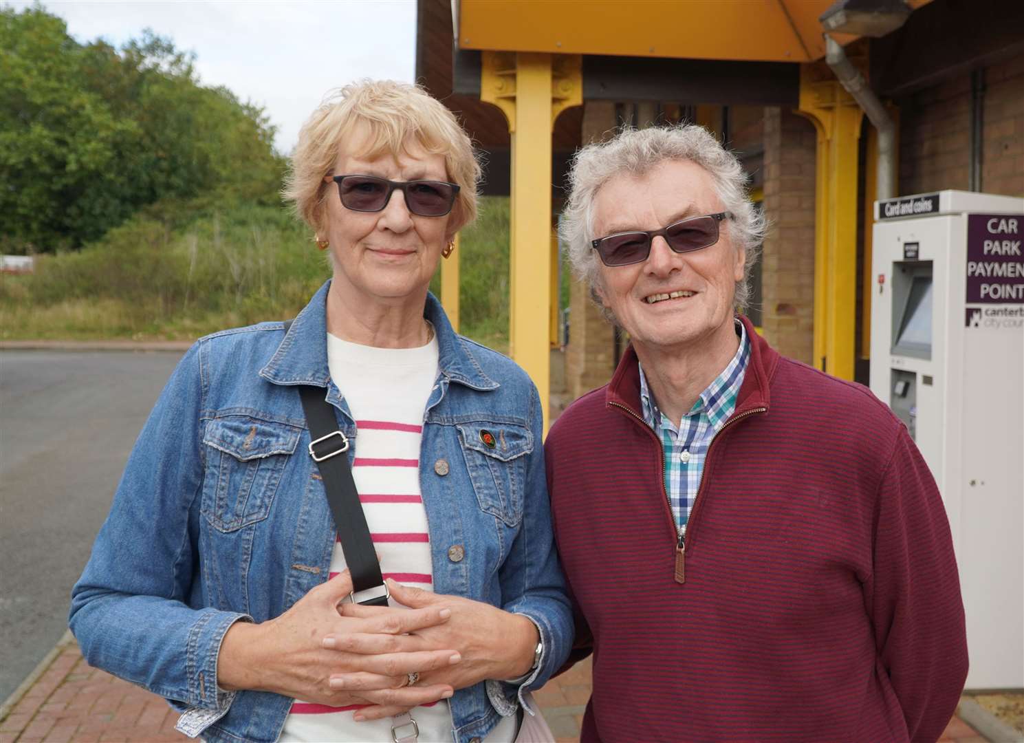 Margaret and Peter Dennis used the Park & Ride service to travel into the city on their holiday