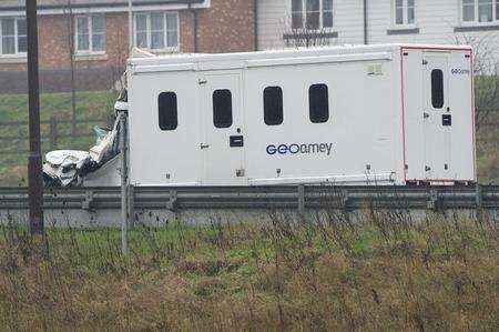 Crash involving a prison van on the Wainscott bypass