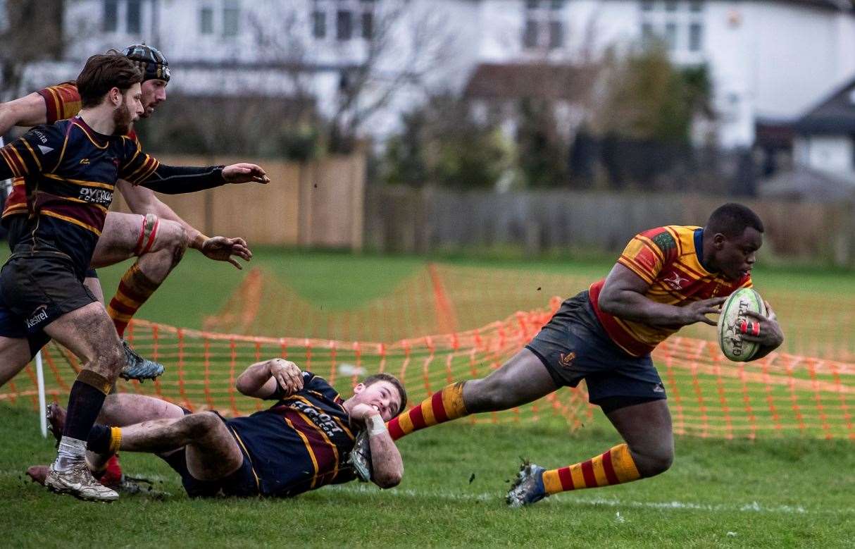 Medway's John Sipawa enjoyed an impressive start to the year at Old Colfeians. Picture: Jake Miles Sports Photography