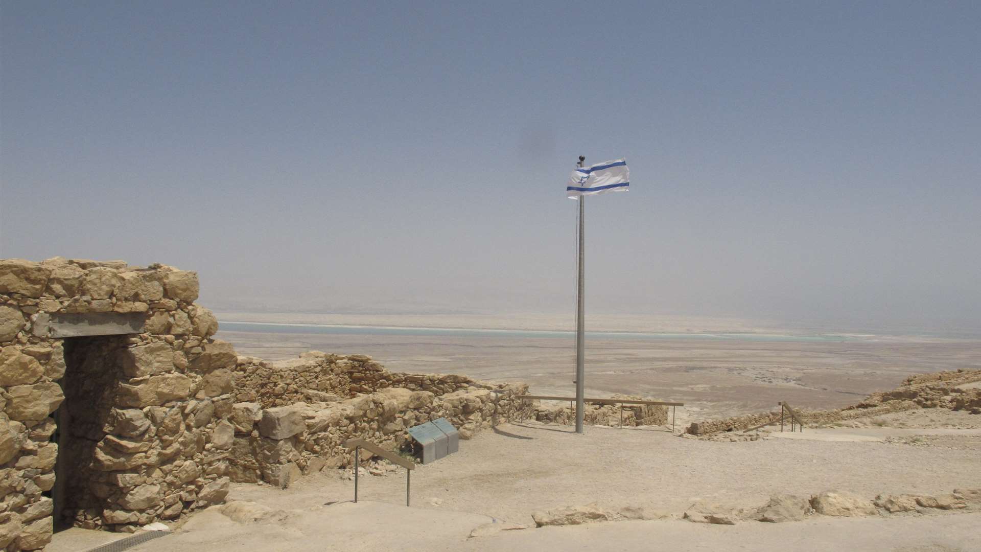 Ruins of King Herod's fortress at Masada. Picture: Suz Elvey