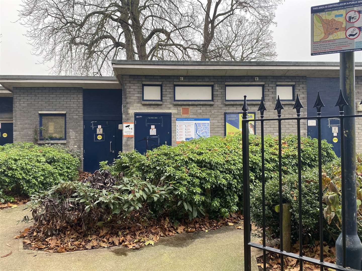 Old toilets facility in Brenchley Gardens, Maidstone