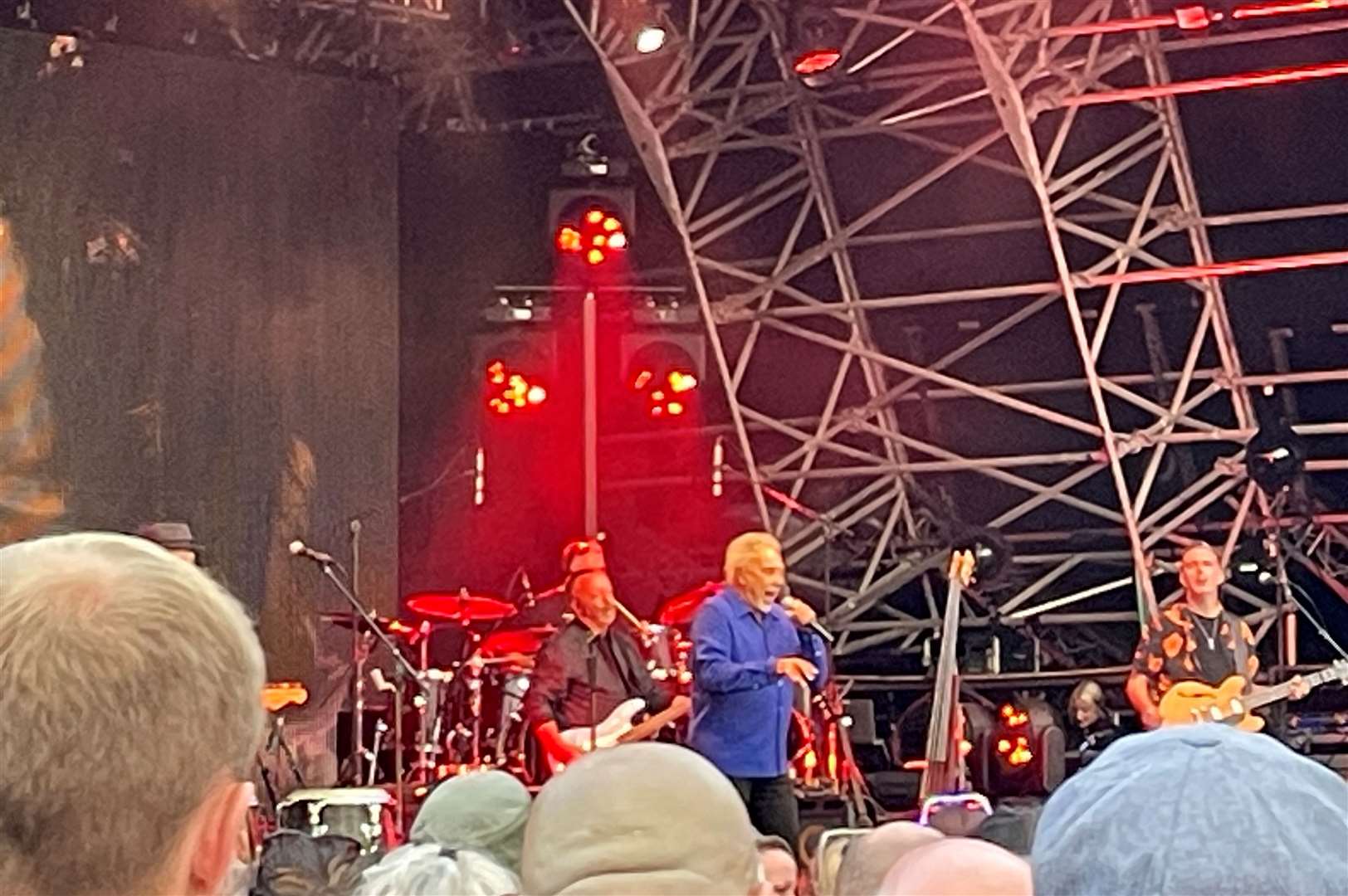 Tom Jones performing at Dreamland, Margate