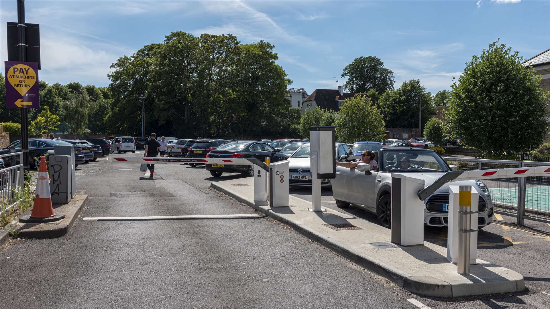 A busy city car park on Saturday afternoon. Picture: Jo Court