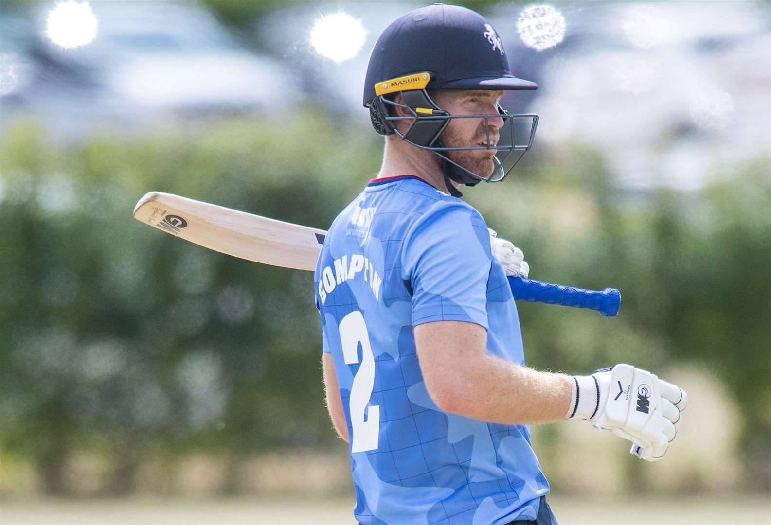Kent opener Ben Compton scored 87 to lead them to victory. Picture: Mark Westley