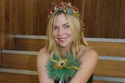 Scott's co-star Samantha Womack appeared in last year's Marlowe panto