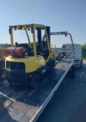 Caravans, motorhomes, diggers and quad bikes are among some of the items seized by rural crime officers since the start of the year. Photo: Kent Police