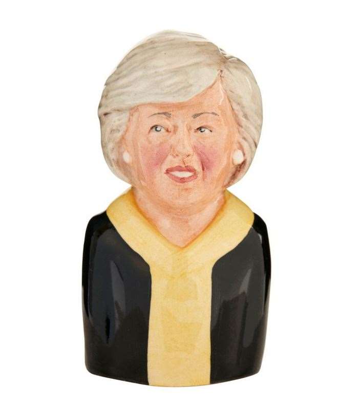 The Toby Jug showing former prime minister Theresa May did less well (UK Parliament Shop)