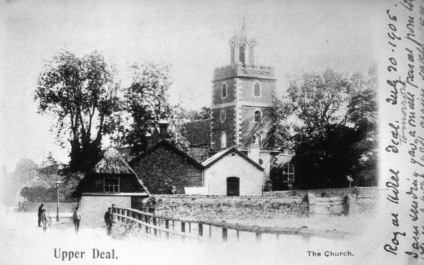 Another view of St Leonard's Church at Upper Deal