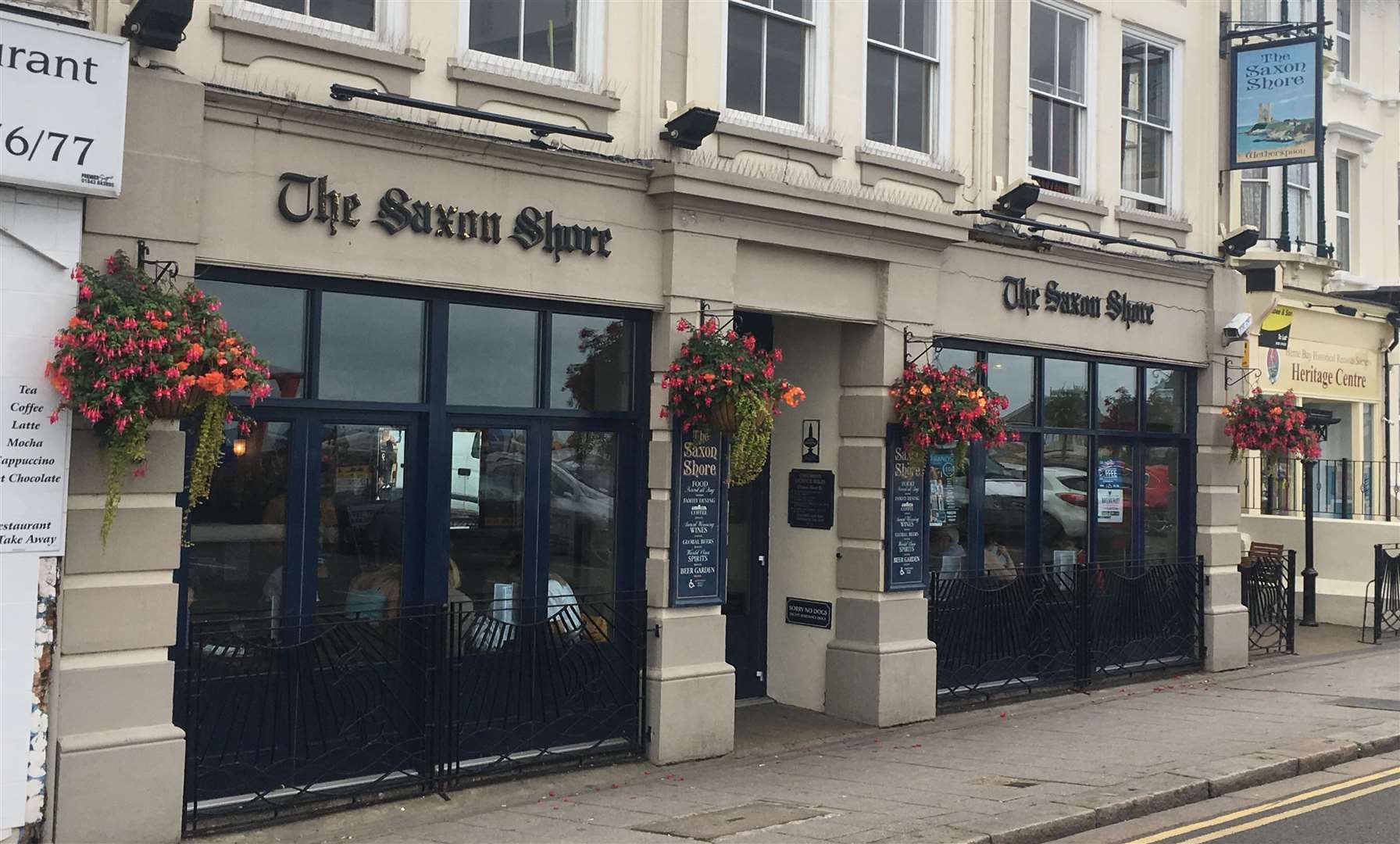 The incident happened at the Saxon Shore in Central Parade