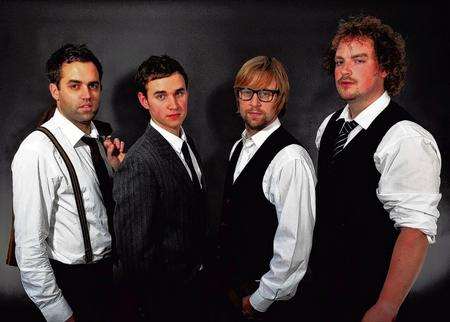 Kaleidophone, from left, drummer Mark Thompson, bassist James Holland, singer Mark Wells and guitarist Al Holland