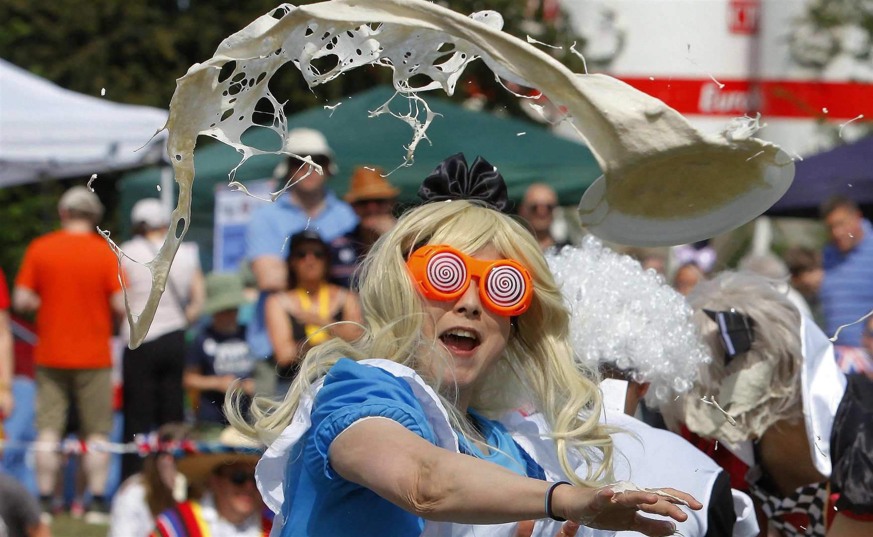 The World Custard Pie Championships at Coxheath Picture: Sean Aidan