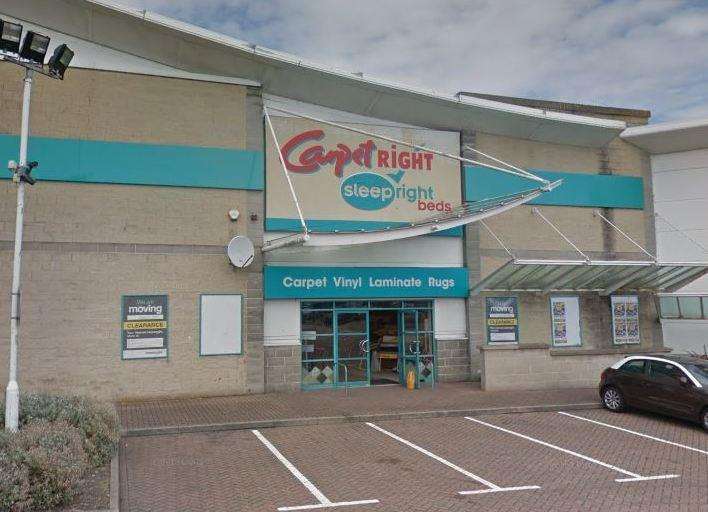 Carpetright in Folkestone. Credit: Google Maps (5578467)