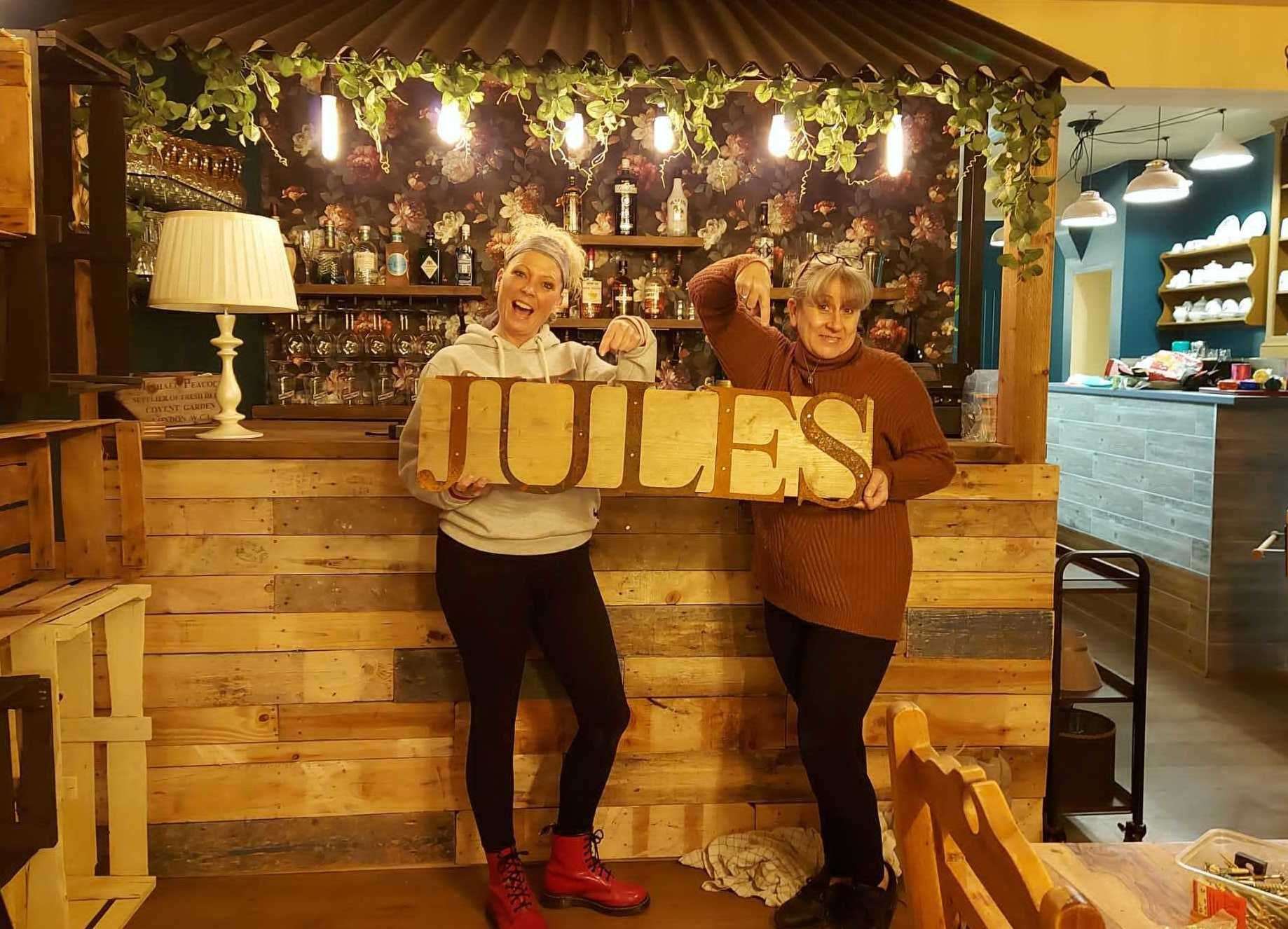 Owners of Jules Bistro in Birchington, Julie Lawrence and Lesha Stanley. Picture: Julies Lawrence