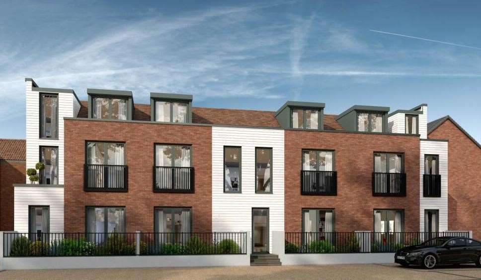 The look of the flats in Whitstable had to be altered after an enforcement notice from the council. Picture: Rightmove/Whitstable Nest