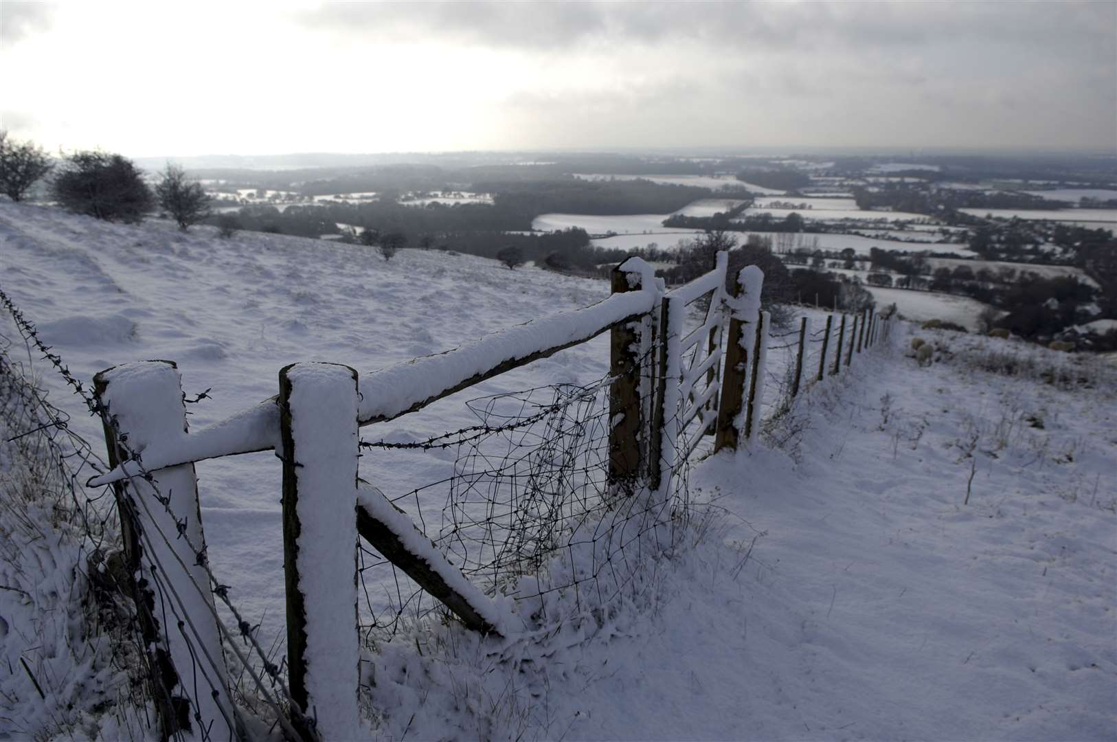 Pictures of winter 2010 snowfall in Kent