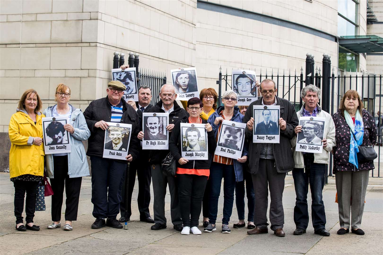 Families of those who died in the Ballymurphy massacre have campaigned to clear their names (Liam McBurney/PA)