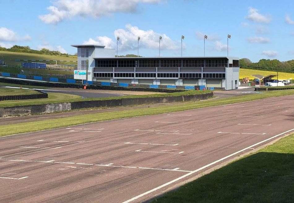 Artists's impression of the circuit with the new building. Picture: Mike West of CAD Solutions, Dover