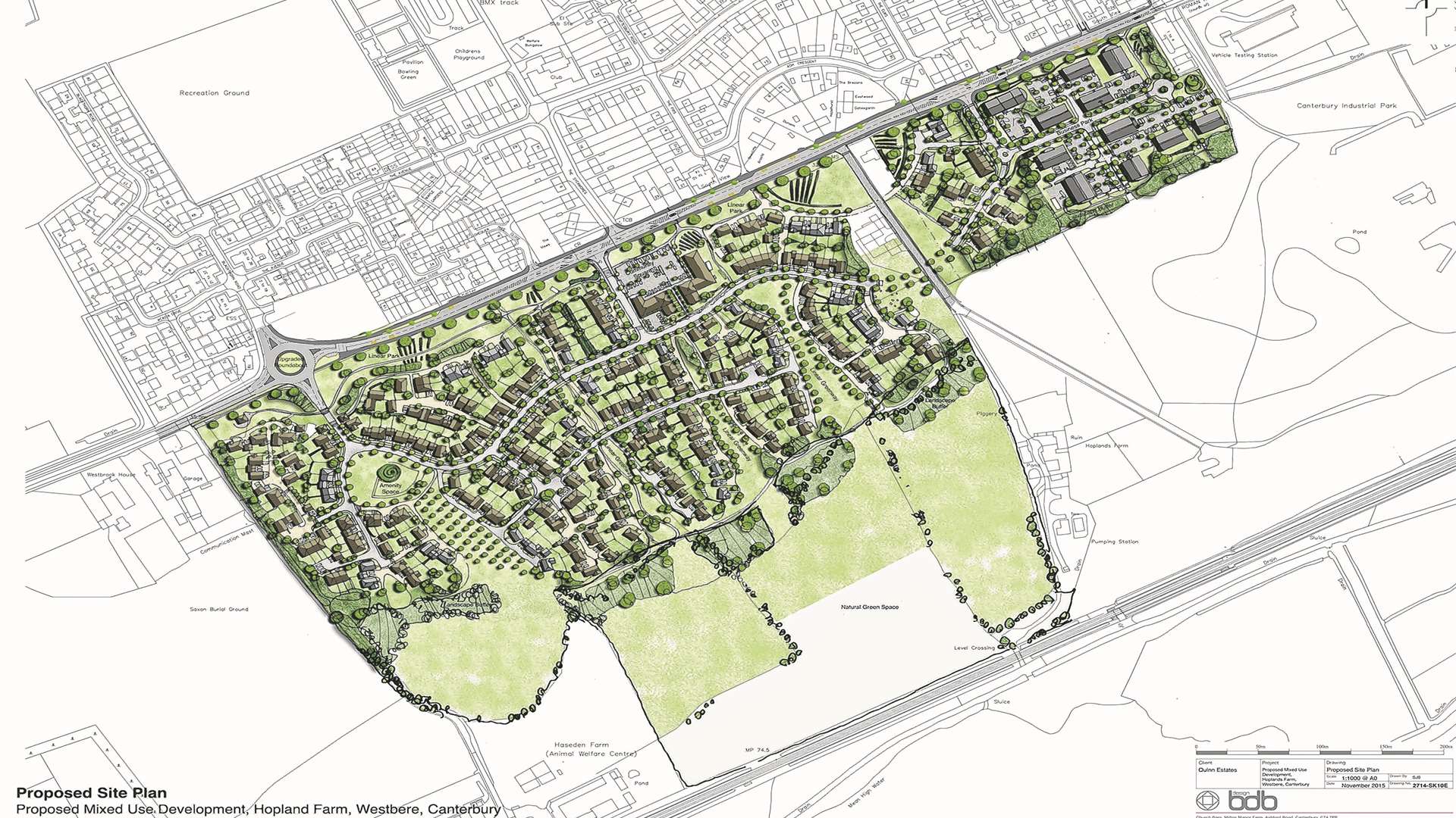 Redrow agrees to build up to 250 homes at Hoplands Farm  