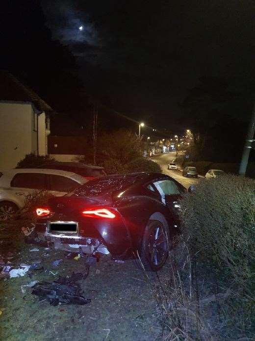 The scene of the collision on Snatts Hill, Limpsfield (Surrey Police/PA)