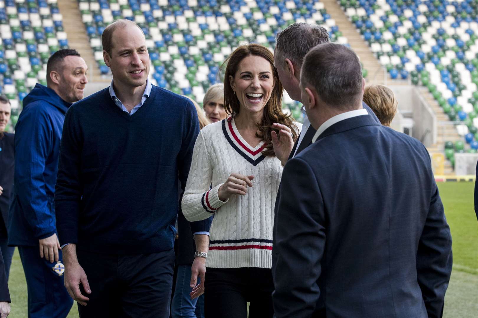 The Duke and Duchess of Cambridge visited Belfast in February 2019 (Liam McBurney/PA)