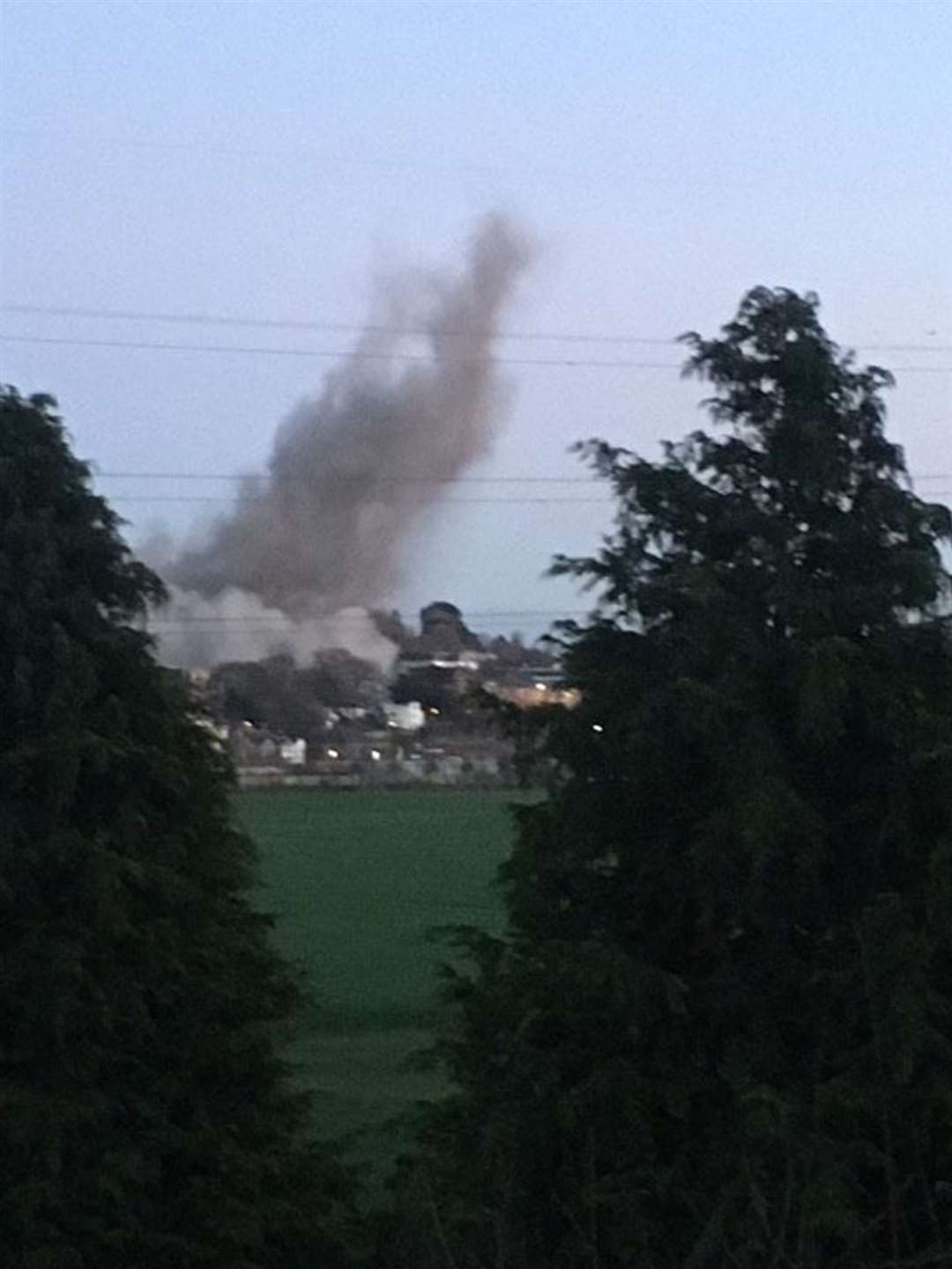 An unexploded Second World War found in Exeter was detonated in February 2021 by the Royal Navy bomb disposal team (Elizabeth Cook/PA)