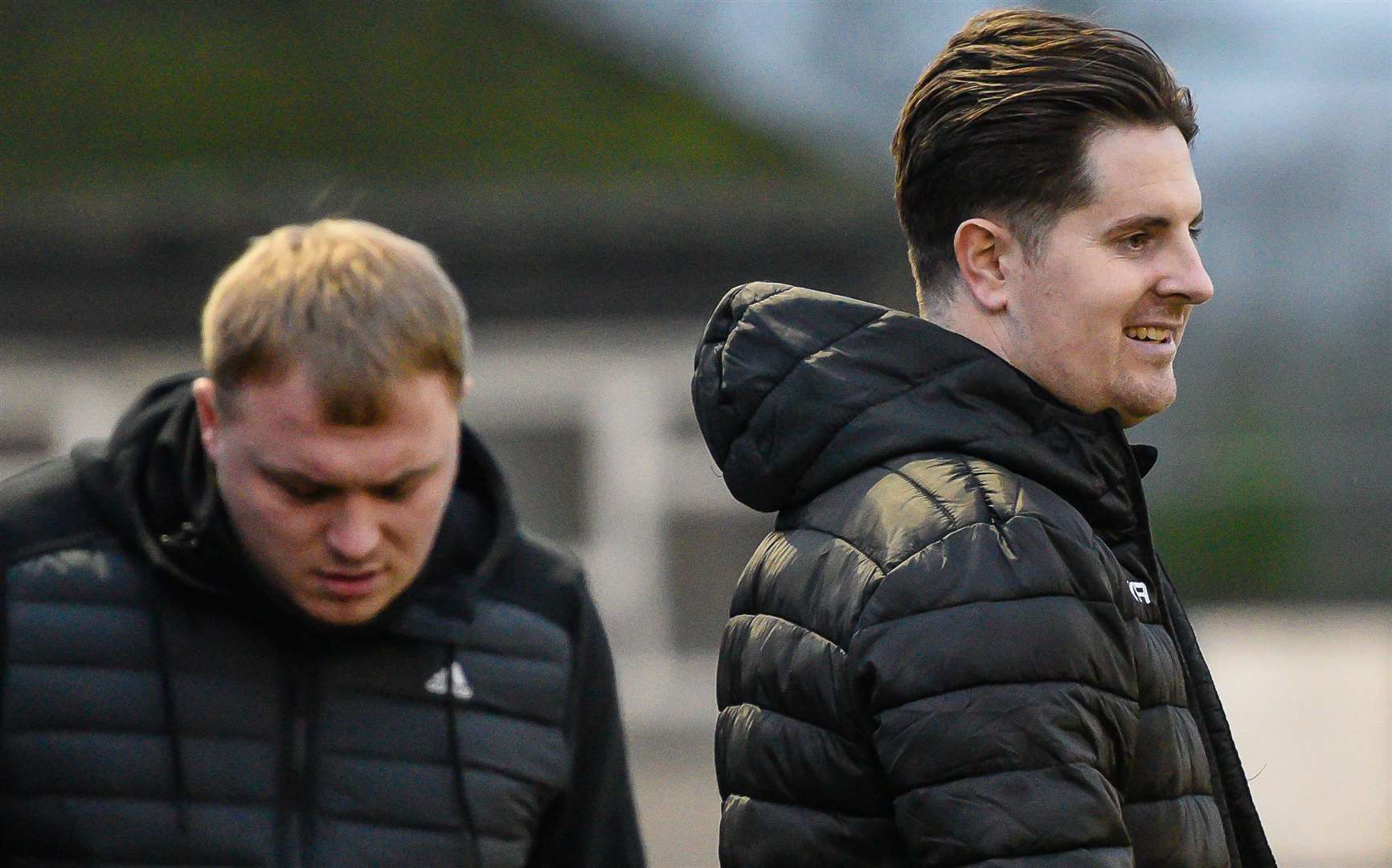 Canterbury City's new joint-managers Josh Hall and Chris Woollcott. Picture: Alan Langley