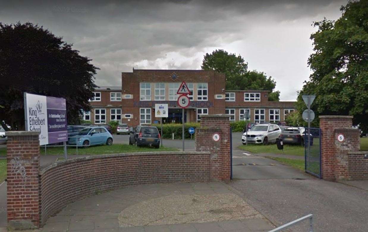 Five cases of coronavirus have been reported at King Ethelbert School in Birchington. Picture: Google Street View