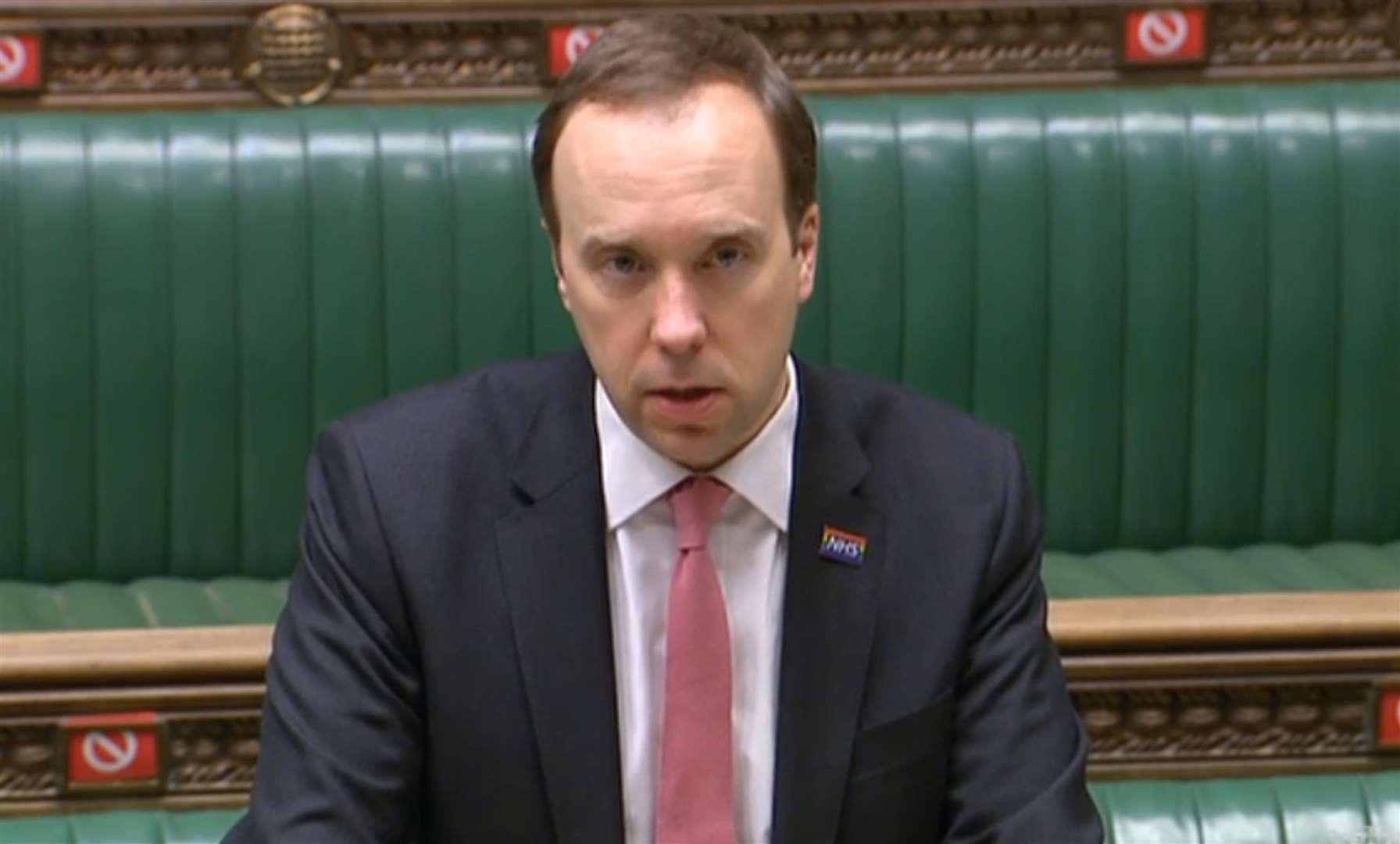 Health Secretary Matt Hancock updates MPs in the House of Commons (House of Commons)