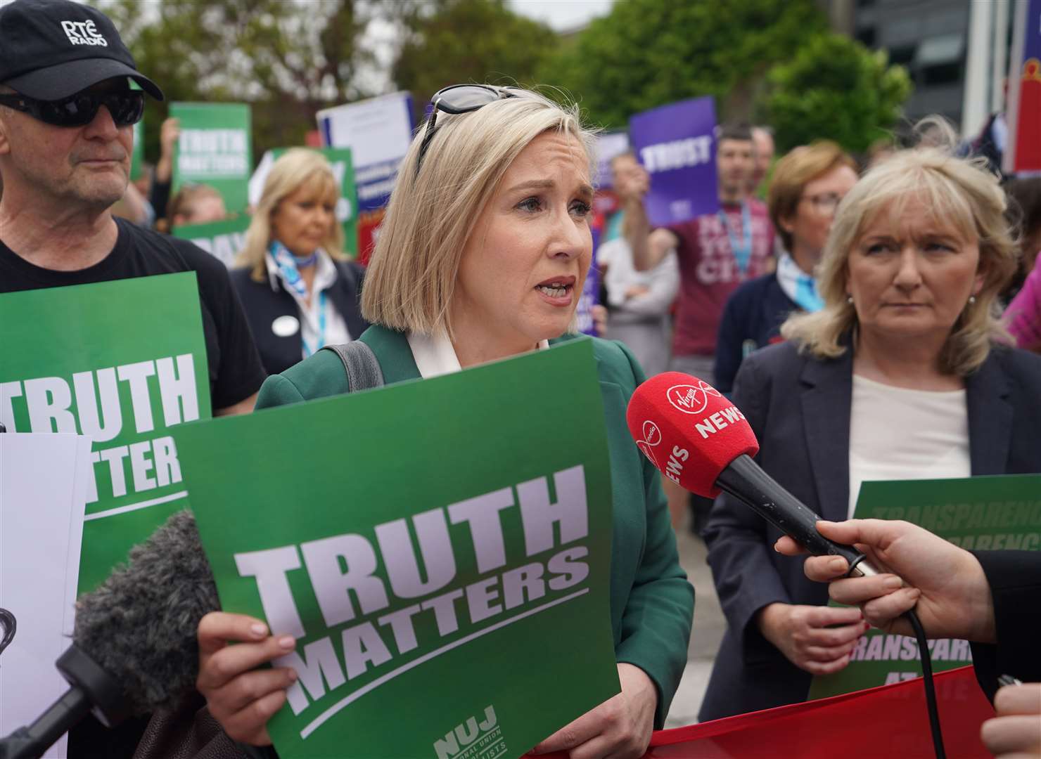 Orla O’Donnell, legal affairs correspondent at RTE News (PA/Niall Carson)