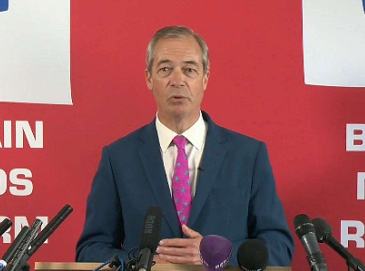 Nigel Farage is back in the race