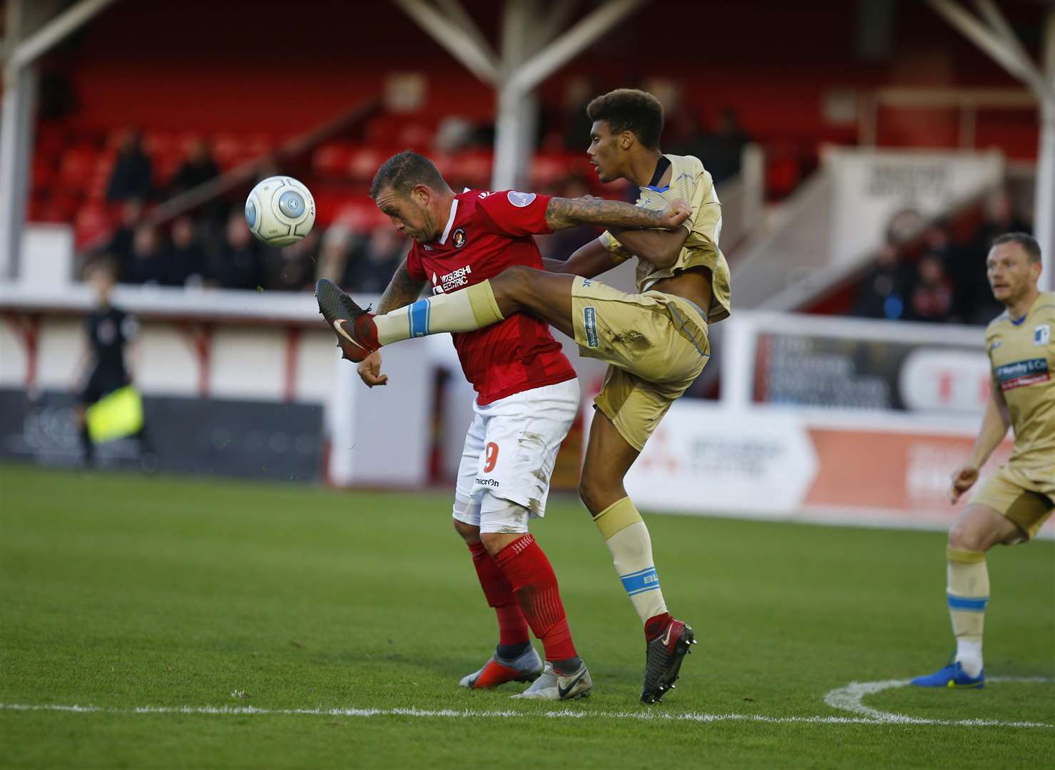 Ebbsfleet host Cheltenham in the FA Cup first round on Saturday Picture: Andy Jones