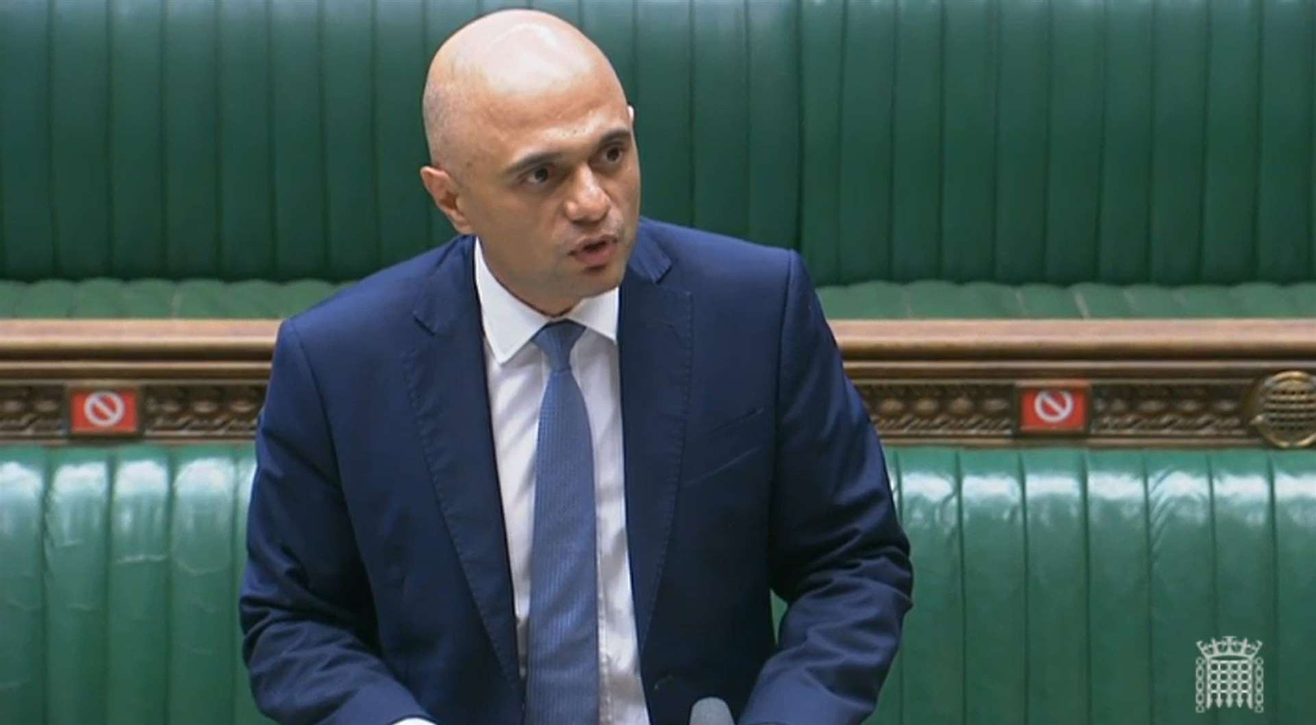 Health secretary Sajid Javid