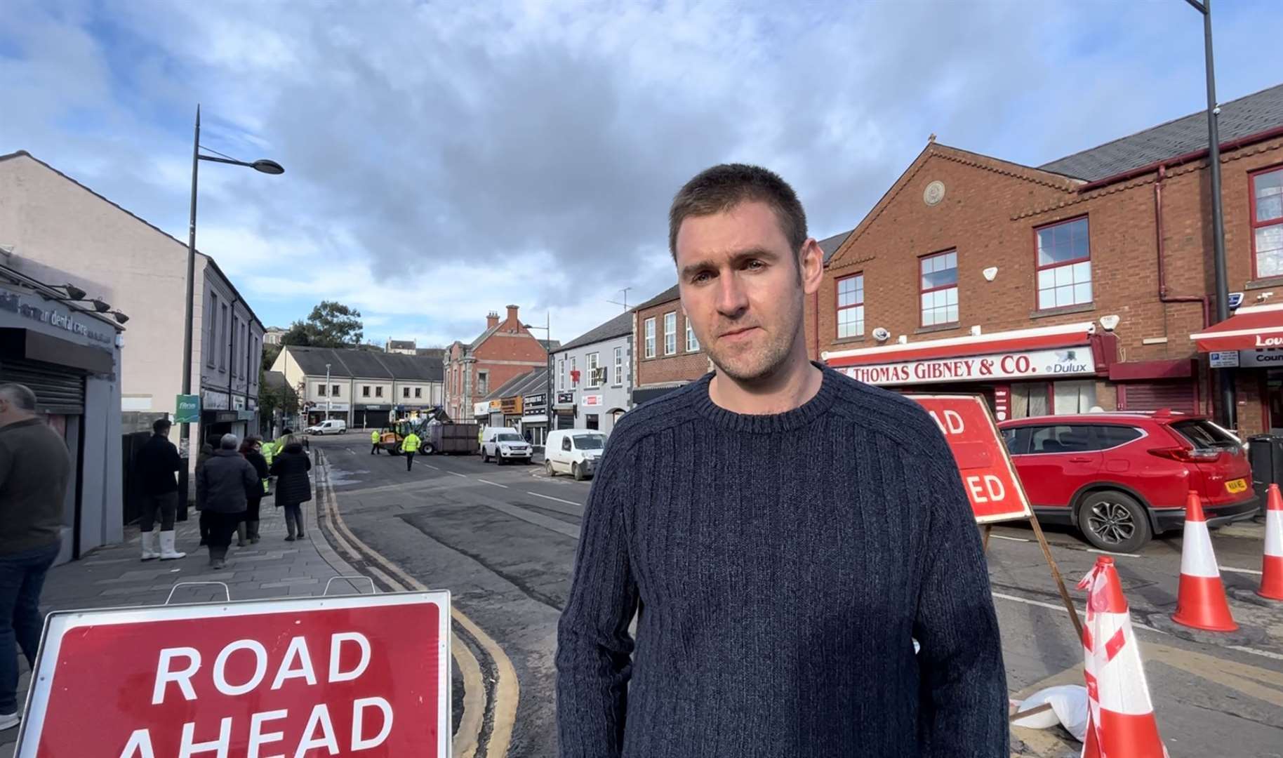 Patrick Brown, whose constituency office was one of a number of properties damaged (Claudia Savage/PA)